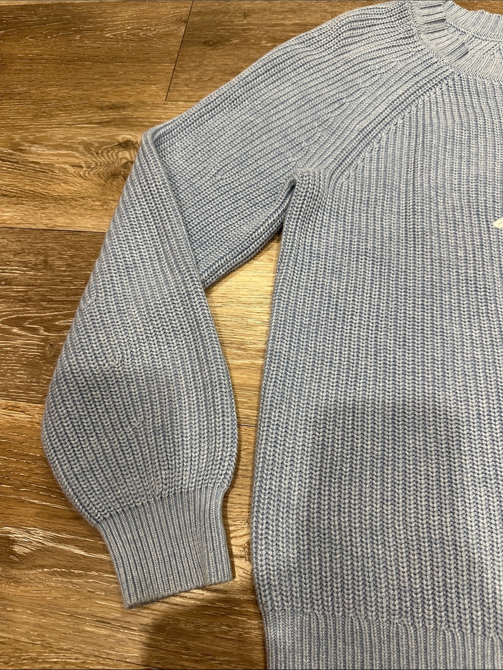 Tommy Bahama Light Blue Palm Tree Crewneck Sweater - Picture 4 of 9